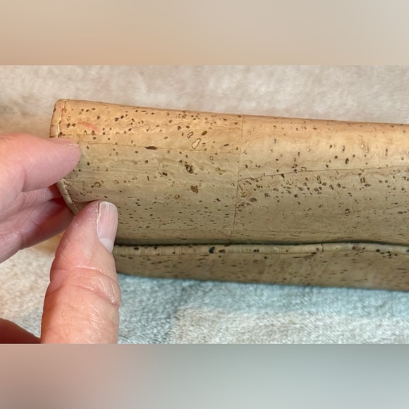 2/$30 Montado Vegan, Eco-friendly Portuguese Cork Wallet with 2 Snap Closures - Picture 11 of 12